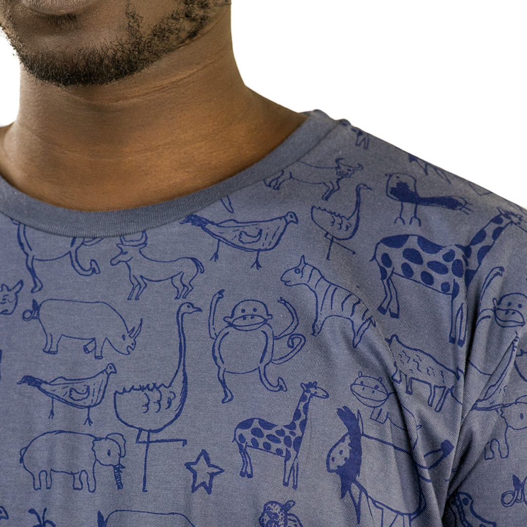 WANYAMA Männer Shirt Charcoal