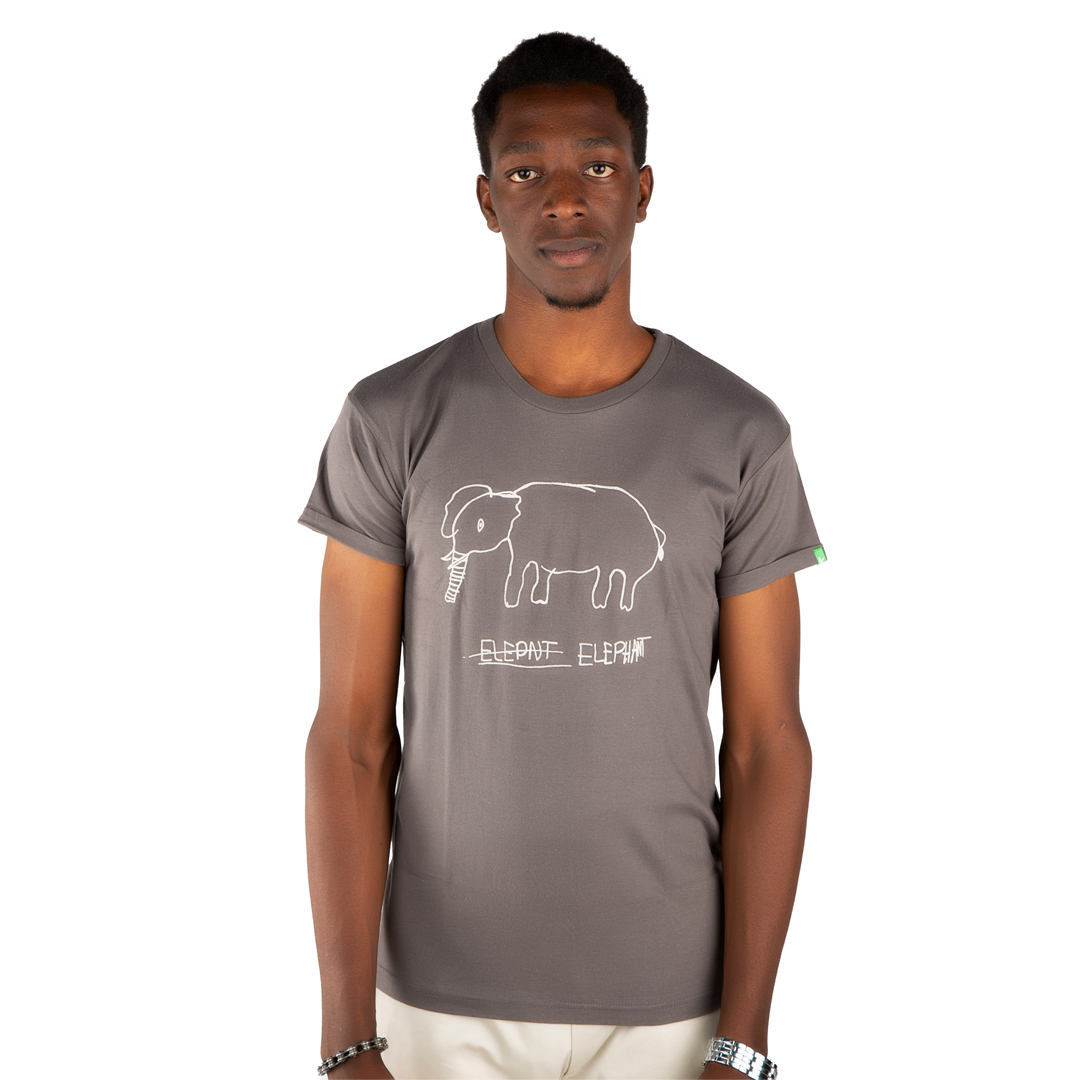 ELEPHANT Männer Shirt Dunkelgrau