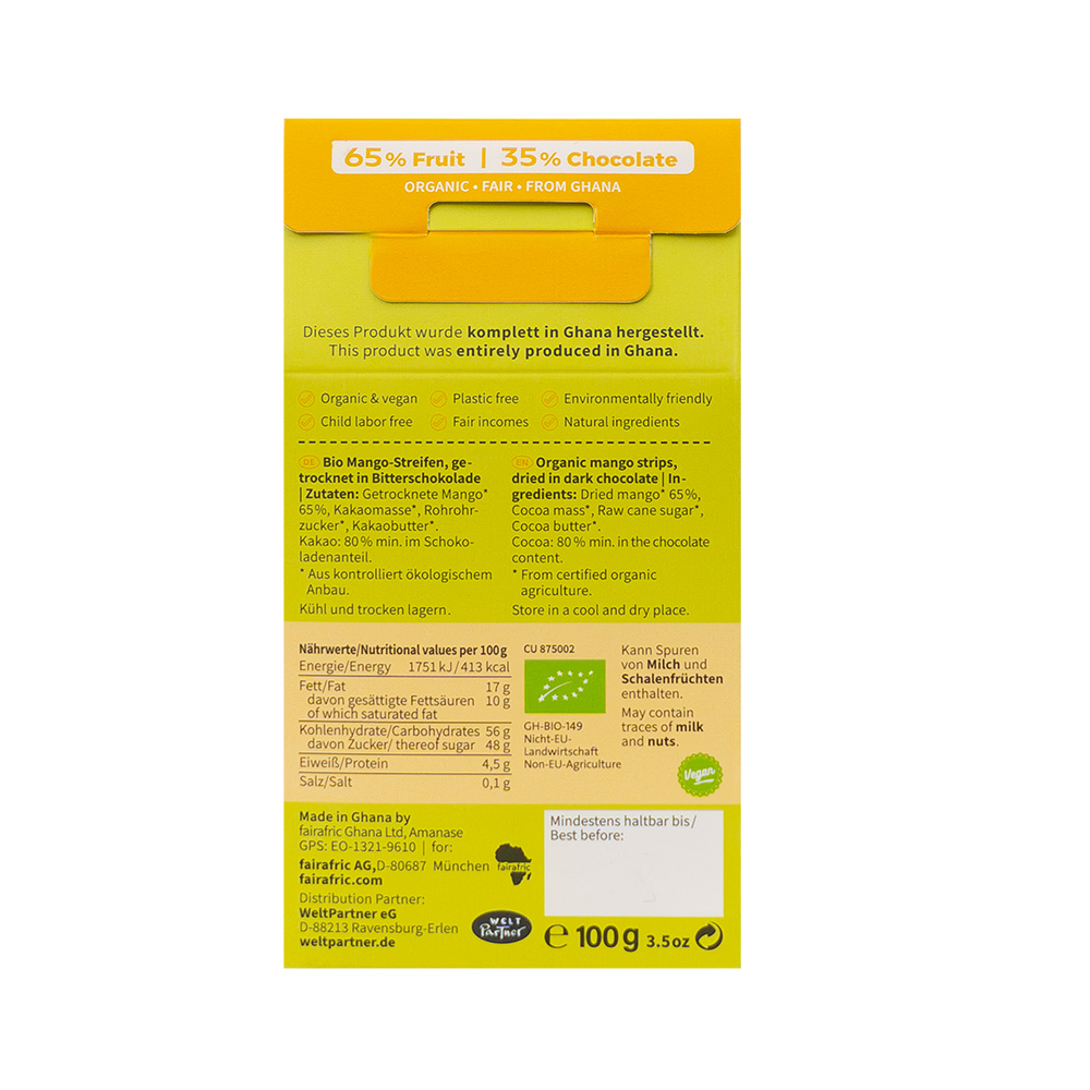 Schokofrüchte Mango | 100g