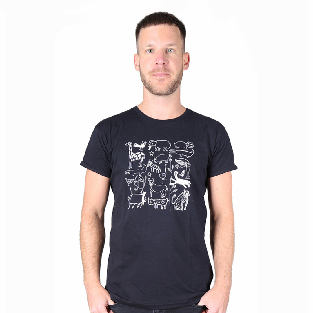 SERENGETI Männer Shirt Schwarz