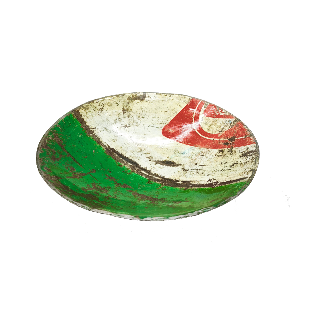 Schale aus recycelten Ölfässern 30 cm 
Made in Burkina Faso