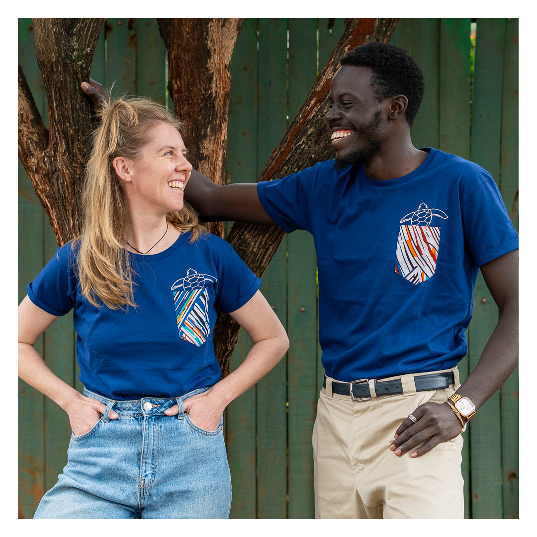 BABY-TURTLE Frauen Shirt Mitternachtsblau