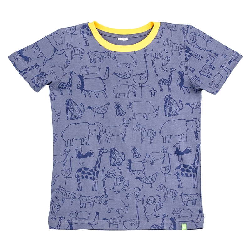 WANYAMA Kinder Shirt Charcoal Grau