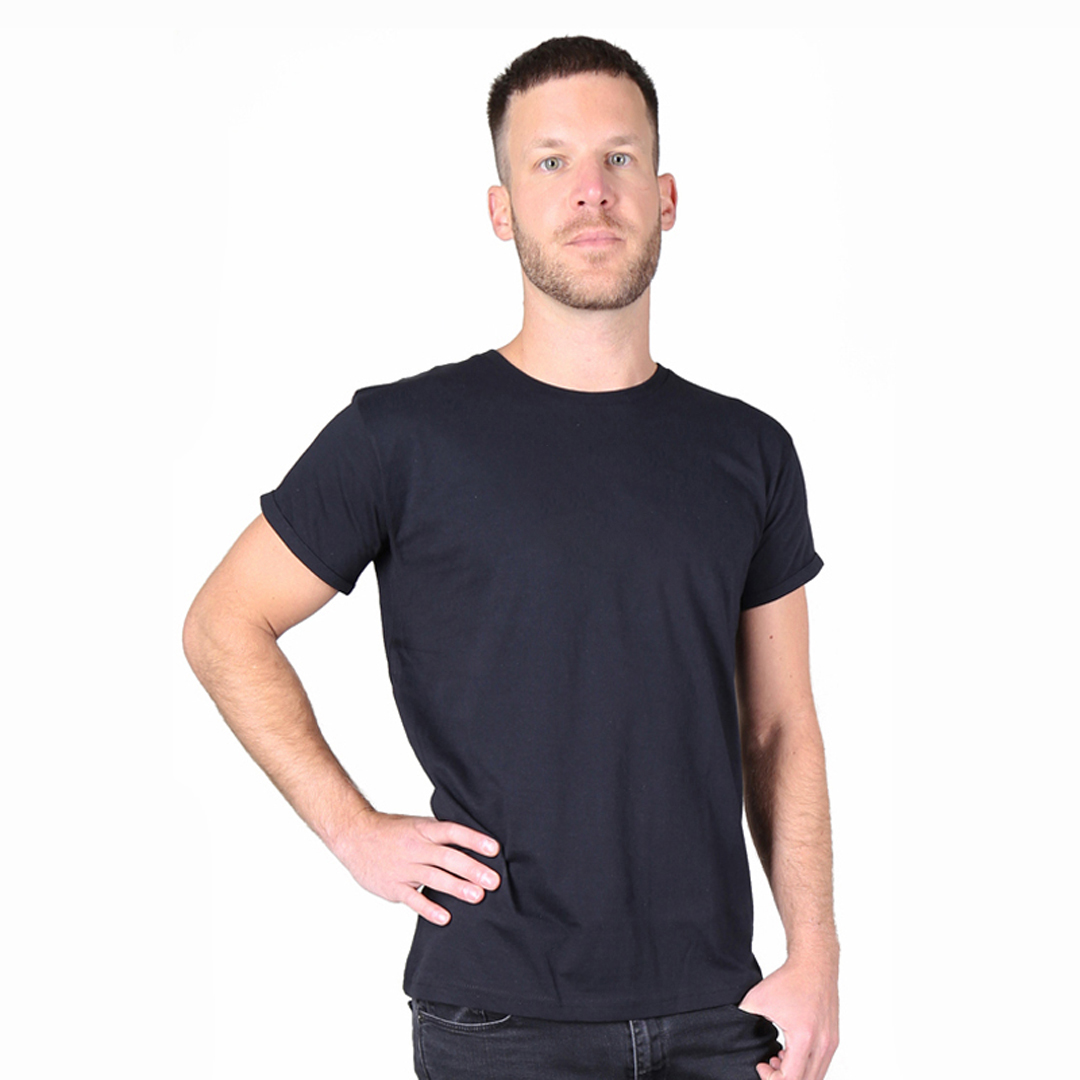 BASIC Männer T-Shirt Schwarz