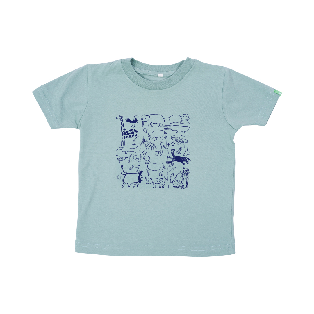 SERENGETI Kinder Shirt Himmelblau