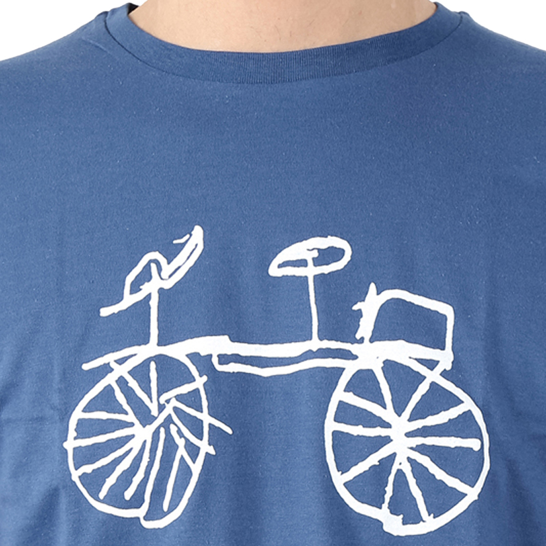 BAISIKELI Männer Shirt Blau