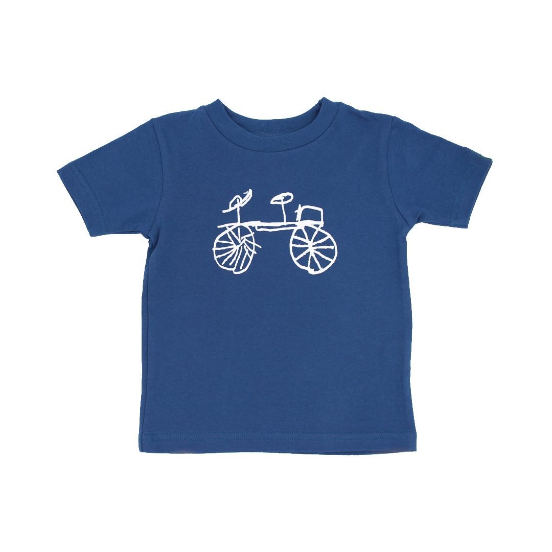 BAISIKELI Kinder Shirt Blau