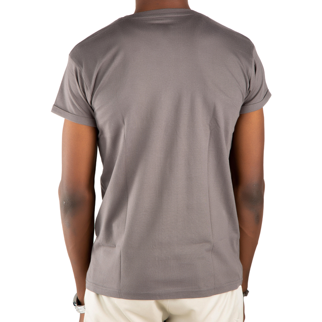 BASIC Männer T-Shirt Dunkelgrau