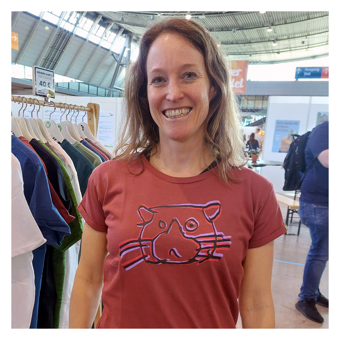 CAT Frauen Shirt Marsala