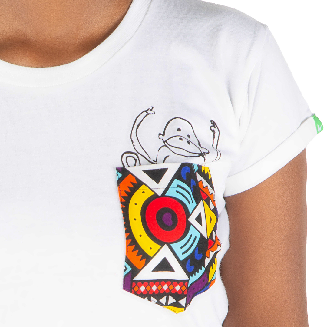 NYANI Frauen Shirt Weiß