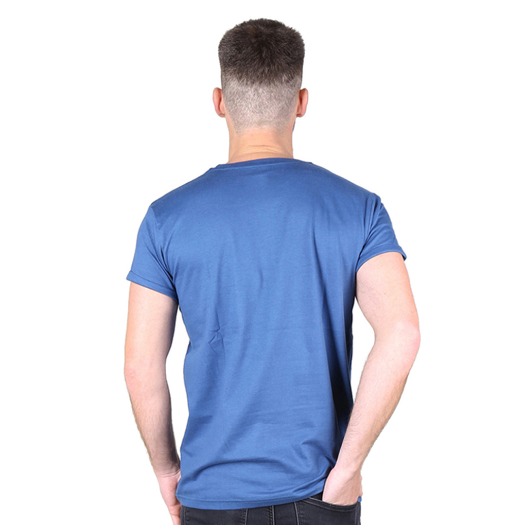 BASIC Männer T-Shirt Saragossa-Blau