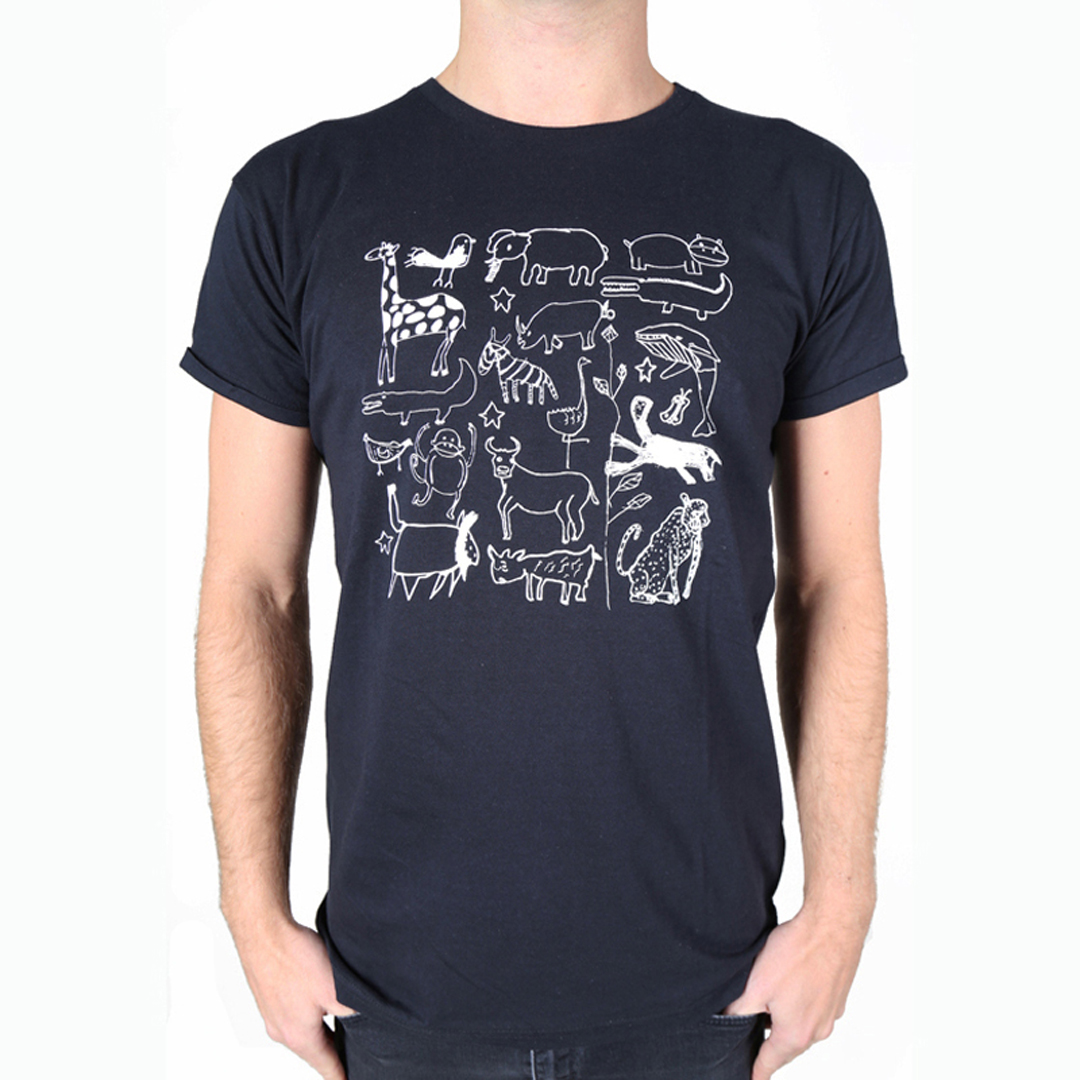 SERENGETI Männer Shirt Schwarz