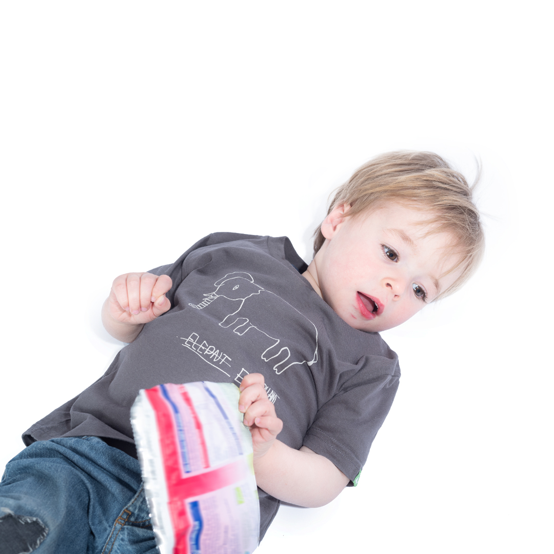 ELEPHANT Kinder Shirt Dunkelgrau
