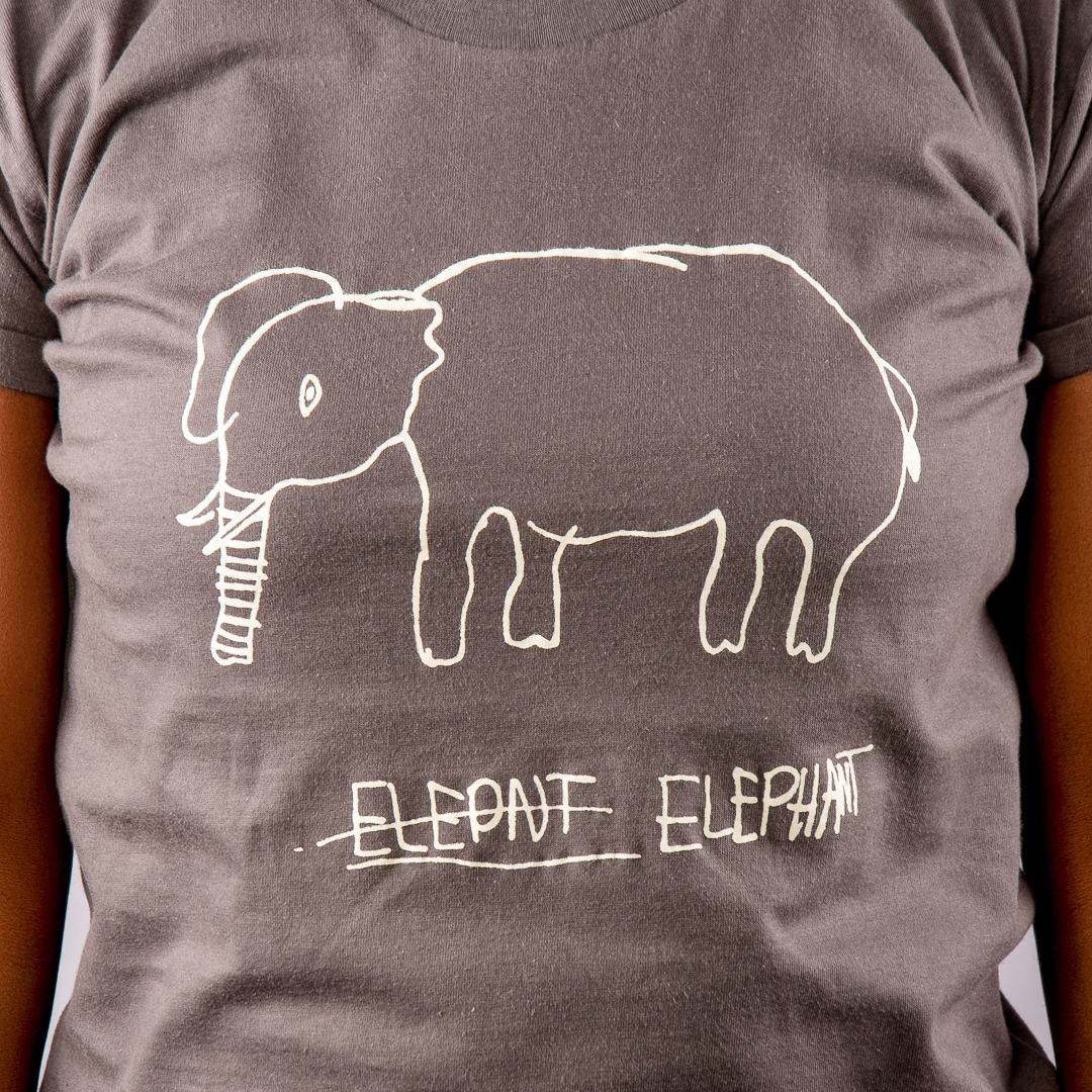 ELEPHANT Frauen Shirt Dunkelgrau