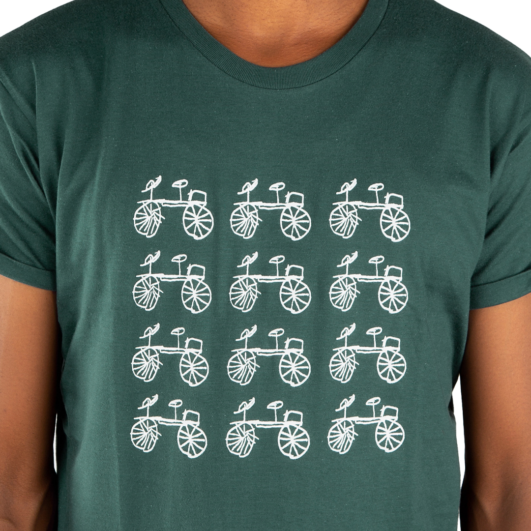 BAISIKELI V.2 Männer Shirt Dunkelgrün