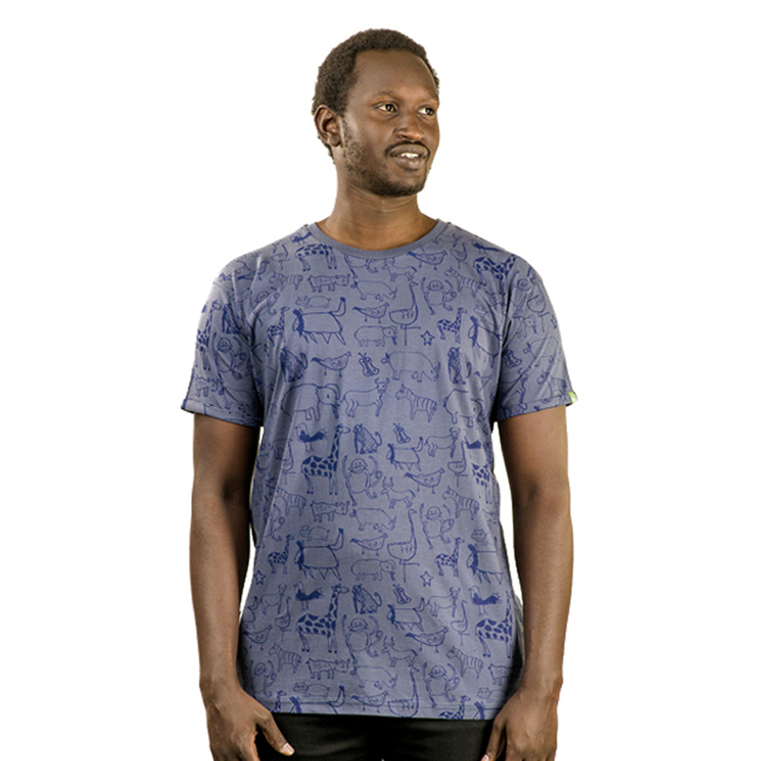WANYAMA Männer Shirt Charcoal
