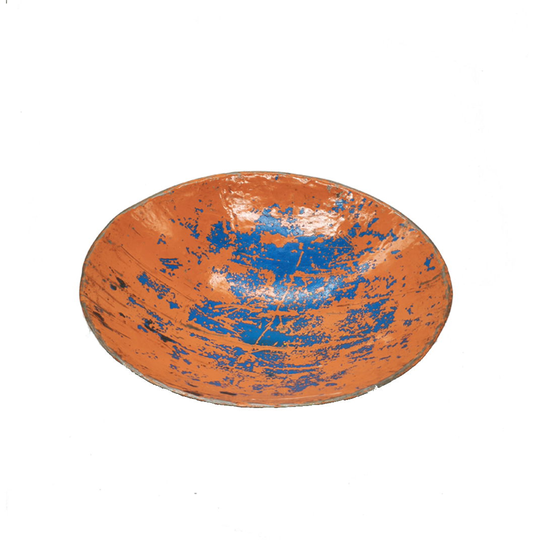 Schale aus recycelten Ölfässern 30 cm 
Made in Burkina Faso