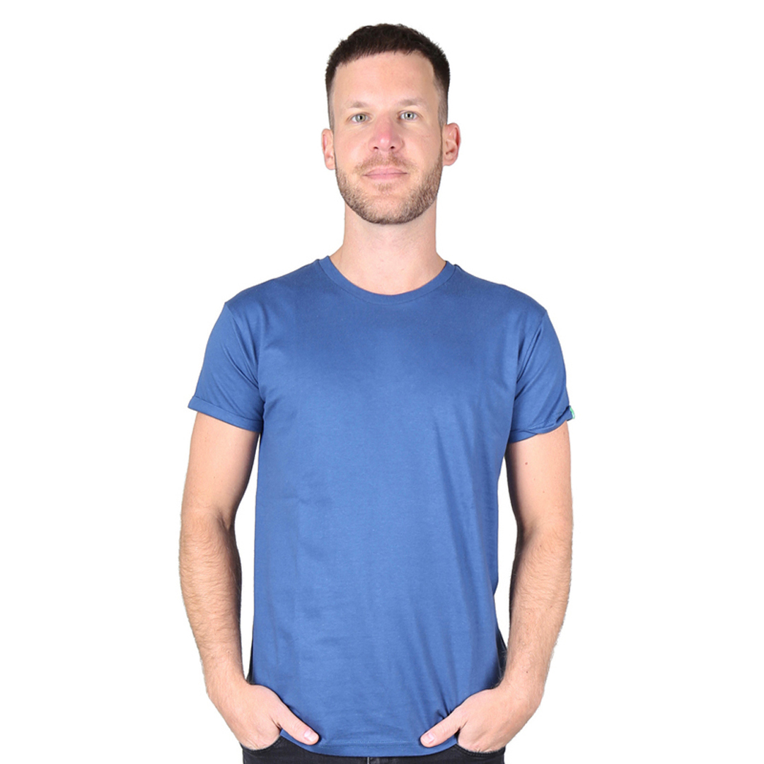 BASIC Männer T-Shirt Saragossa-Blau