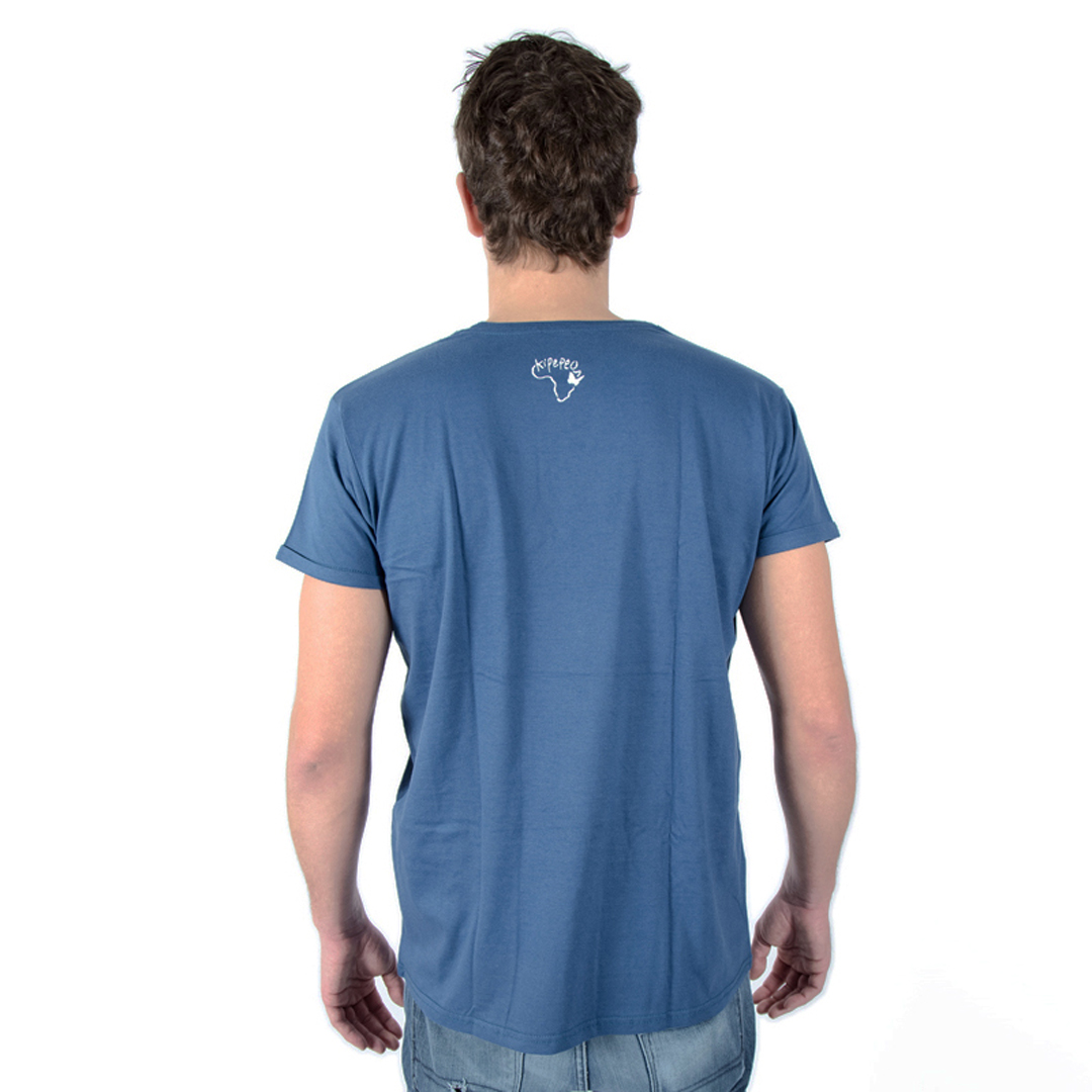 BAISIKELI Männer Shirt Blau