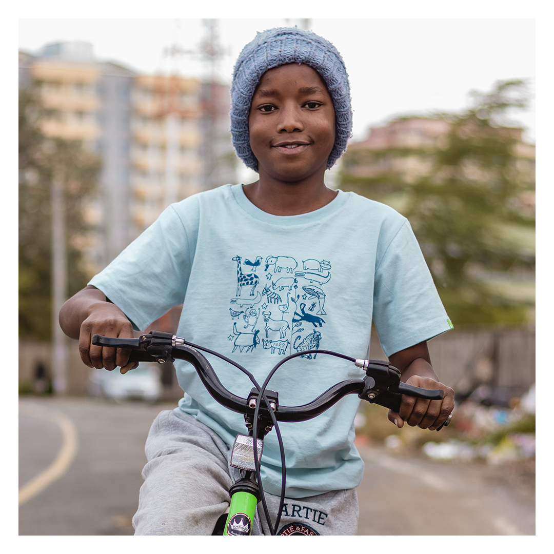 SERENGETI Kinder Shirt Himmelblau