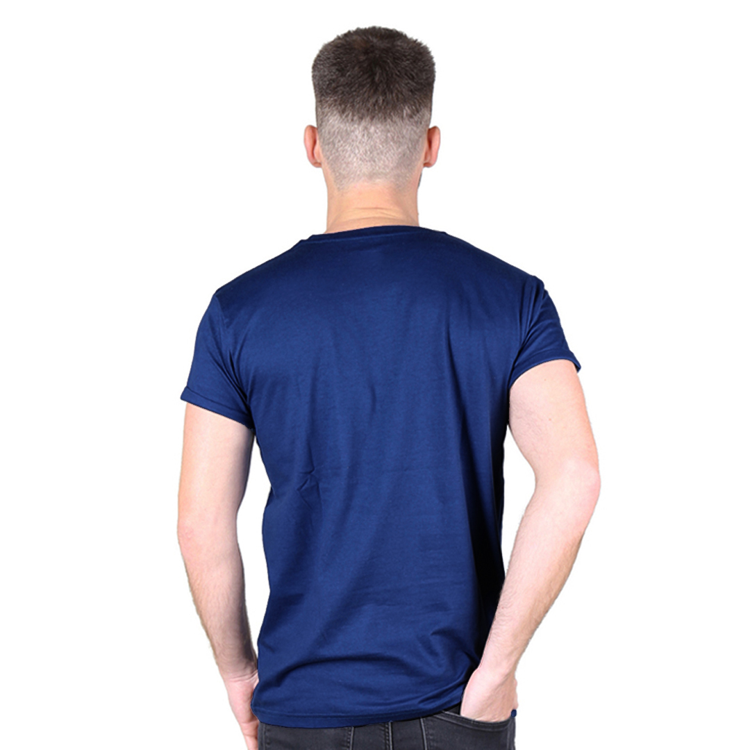 BASIC Männer T-Shirt Mitternachtsblau