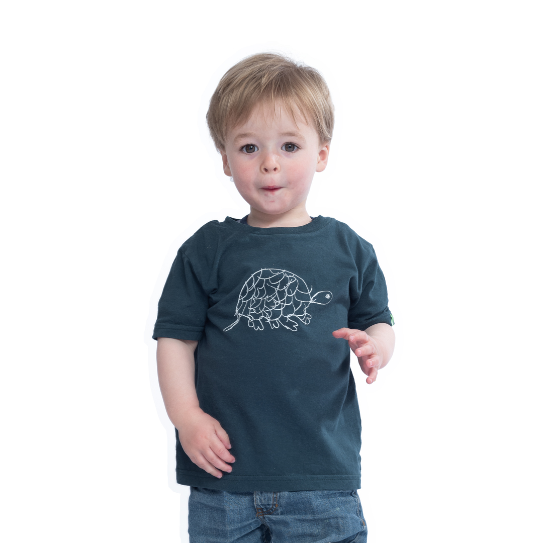 TORTOISE Kinder Shirt Dunkelgrün