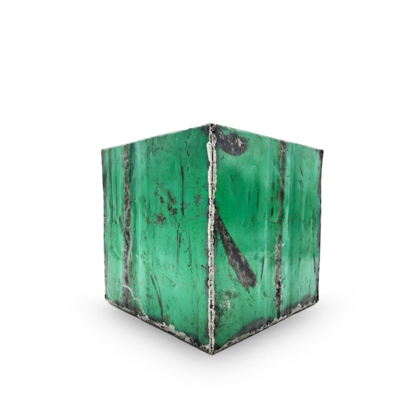 Blumentopf 20x20 cm aus recycelten Ölfässern Made in Burkina Faso