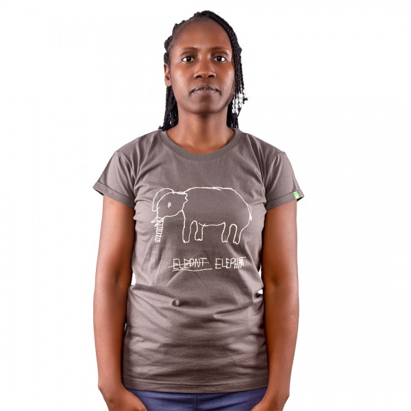 ELEPHANT Frauen Shirt Dunkelgrau