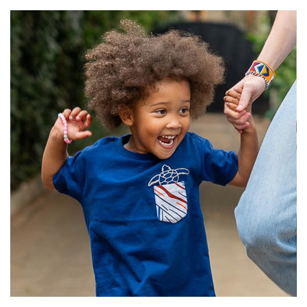 BABY-TURTLE Kinder Shirt Mitternachtsblau