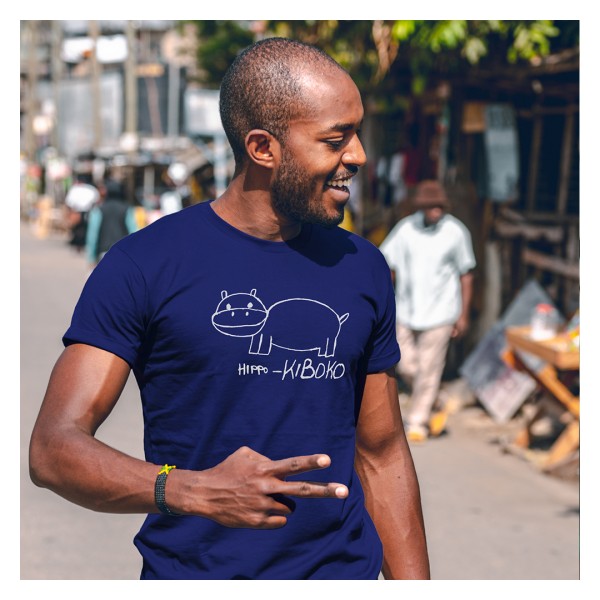 HIPPO Männer Shirt Mitternachtsblau