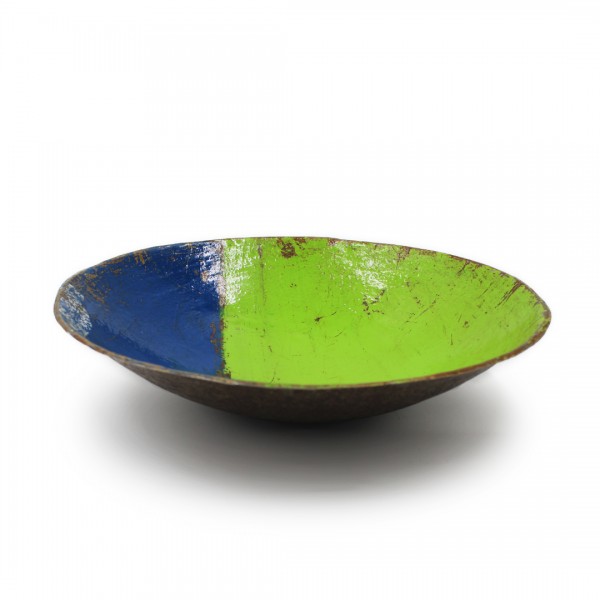 Schale aus recycelten Ölfässern 30 cm Made in Burkina Faso